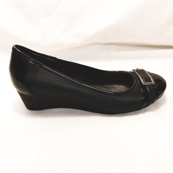 Anne Klein Sport Shoes With Wedge Heel-7M-Patent Leather/Material - Picture 10 of 16